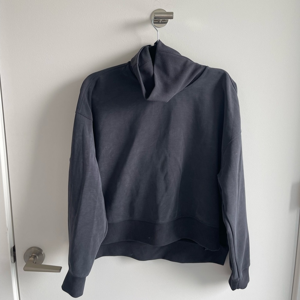 Lululemon Blue Softstreme Crewneck Turtleneck